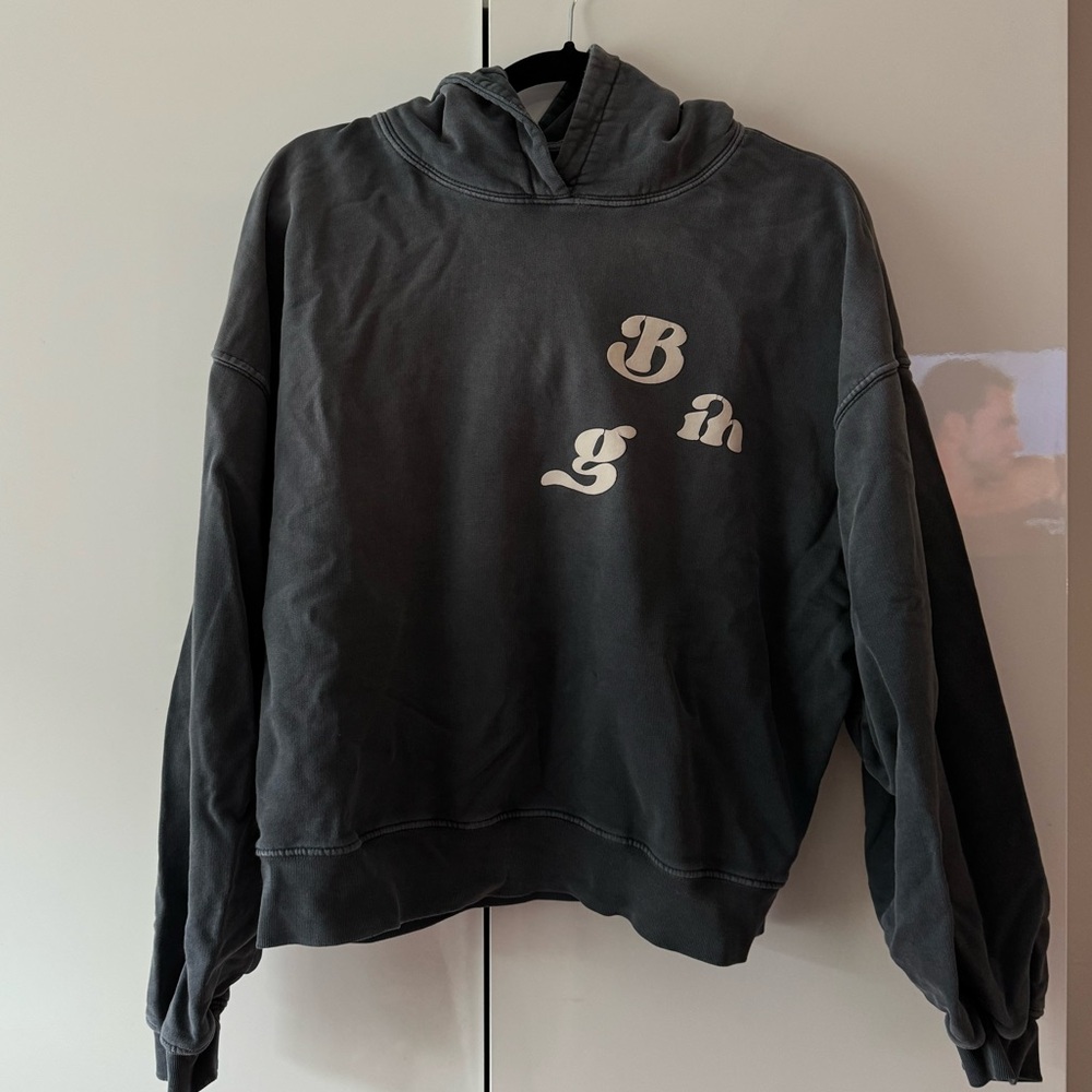 Alec Hoodie Vintage Bing - Washed Black - Medium